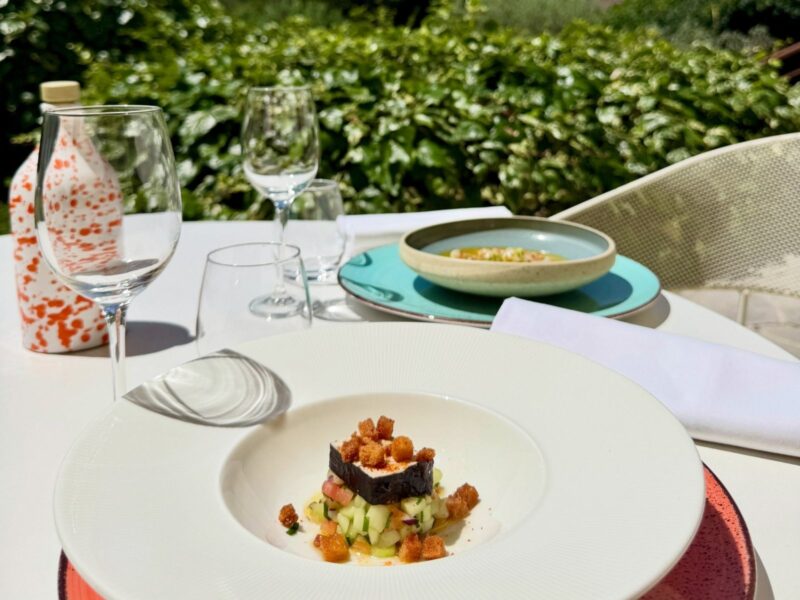 Restaurant Saint Paul de Vence, plat de saison